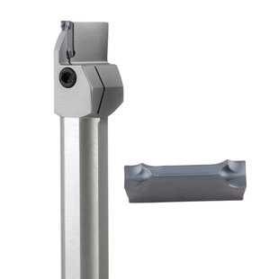 数控端面槽刀片挖平面割切深槽刀杆加长25方内孔双头断面专用割刀