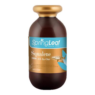 Spring Leaf绿芙角鲨烯六合一胶囊心脑健康365粒/瓶营养补充剂
