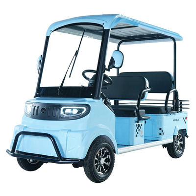 新款小巴士电动四轮车M8景区观光车四轮碟刹酒店民宿接驳巡逻车