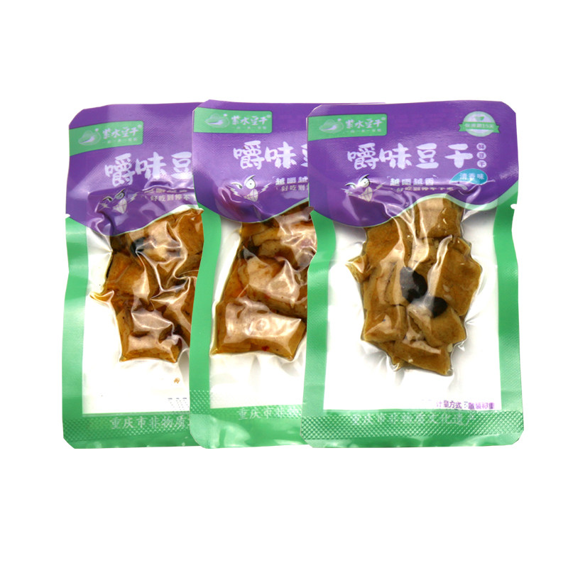 紫水豆干麻辣豆腐干小袋装
