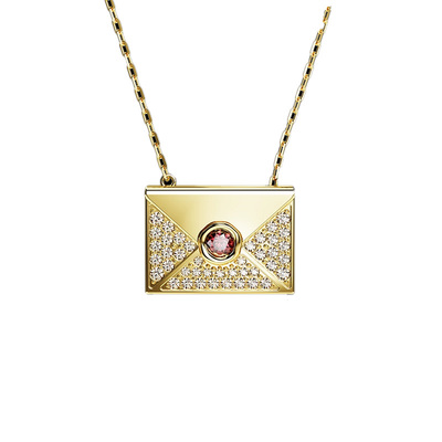 【自营】Swarovski/施华洛世奇Letra情书锁骨项链女锁骨链轻奢