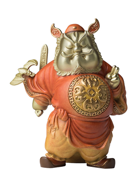 铜师傅《钟馗送福》摆件