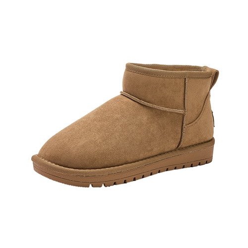 Semir东北雪地靴男冬季2025新款加绒保暖加厚加绒短筒男士大棉鞋