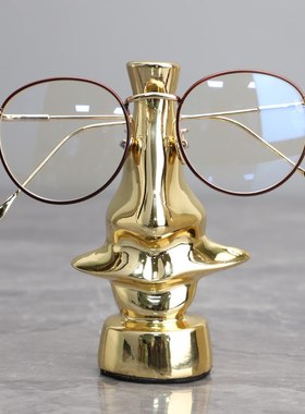 新品 现代简约眼镜架道具摆件客厅样板房书房办公室眼镜店家居软