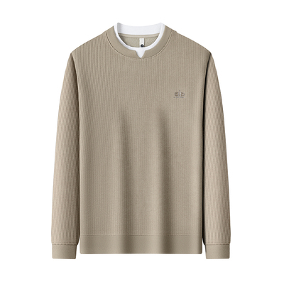 假两件澳利绒加厚保暖男士卫衣