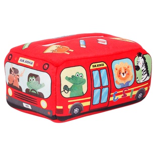 宝宝撕不烂的纸巾盒益智抽纸响指感统玩具0-1岁婴幼儿早教布书2岁