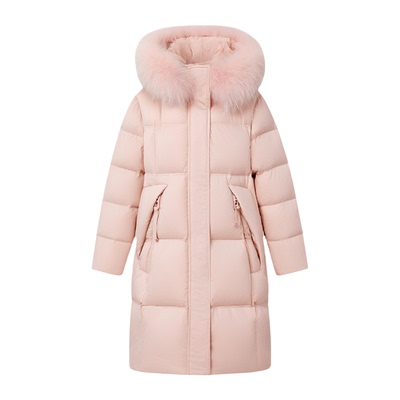 3QR儿童中长款羽绒服冬季亲子装