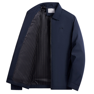 贵人鸟爸爸外套男加绒行政夹克