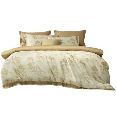 百丽丝家纺A类60S贡缎长绒棉被套全棉100%纯棉床上用品单件被套