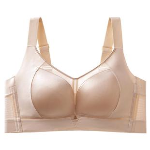 美思大胸显小抹胸防走光内衣无痕防震防晃防下垂收副乳调整型文胸