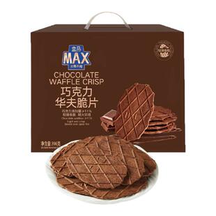盒马 巧克力华夫脆片 396g