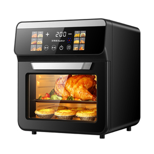 荣事达空气炸锅家用金属内腔可视化触屏免翻面智能大容量烤箱一体