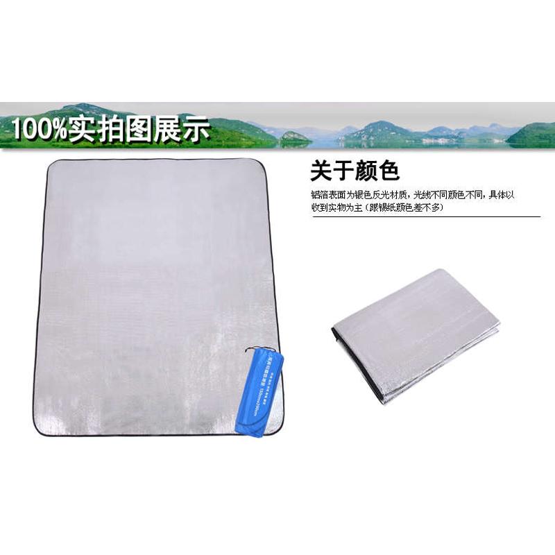 户外防潮垫露营帐篷单人双人3-4人双面铝膜午睡垫野餐垫加厚地垫