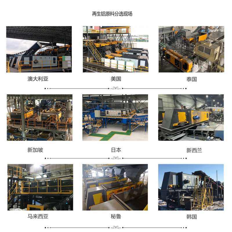 断桥铝回收机 铝合金门窗破碎分选回收涡流分选机 再生铝回收设备