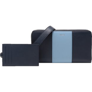 【自营】Bally/巴利男士牛皮单肩斜挎包长款钱包带卡夹BHYTUS HP