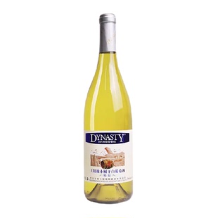 王朝特制干白葡萄酒750ml单支优雅顺滑清新怡人低温发酵工艺微醺