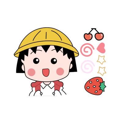 长城欧拉黑猫r1r2樱桃小丸子车贴