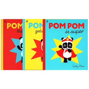 Pom Pom is Super/Panda Gets the Grumps/the Champion 3册套装 Sophy Henn 儿童心理成长 情绪管理图画故事书 英文原版进口绘本