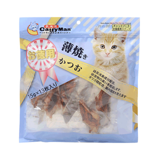 多格漫猫零食 凯迪漫薄烤鸡小胸鲣鱼柳营养增肥猫咪湿粮拌饭互动