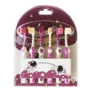 儿童牙刷软毛6支装3-12岁学生专用清洁刷牙