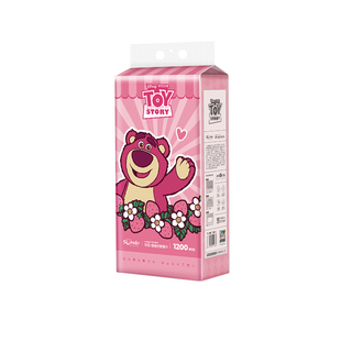 迪士尼草莓熊大包挂抽式印花抽纸餐巾纸家用厕纸擦手纸卫生纸巾