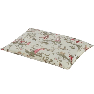 阳春小镇单人荞麦枕头学生成人亚麻枕套颈椎枕头枕芯荞麦壳棉麻