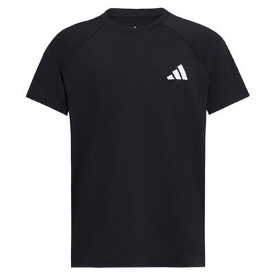 Adidas阿迪达斯儿童夏季圆领套头速干针织运动休闲短袖T恤KG3133