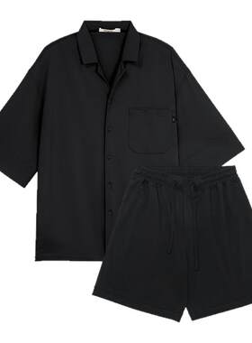 【冰丝凉感】BODYDREAM HOME夏季短袖睡衣男松弛感家居服休闲套装