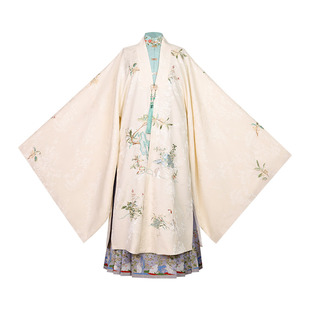 【重回汉唐皎皎月娥】原创竖领对襟袄披风马面裙女套装明制汉服秋