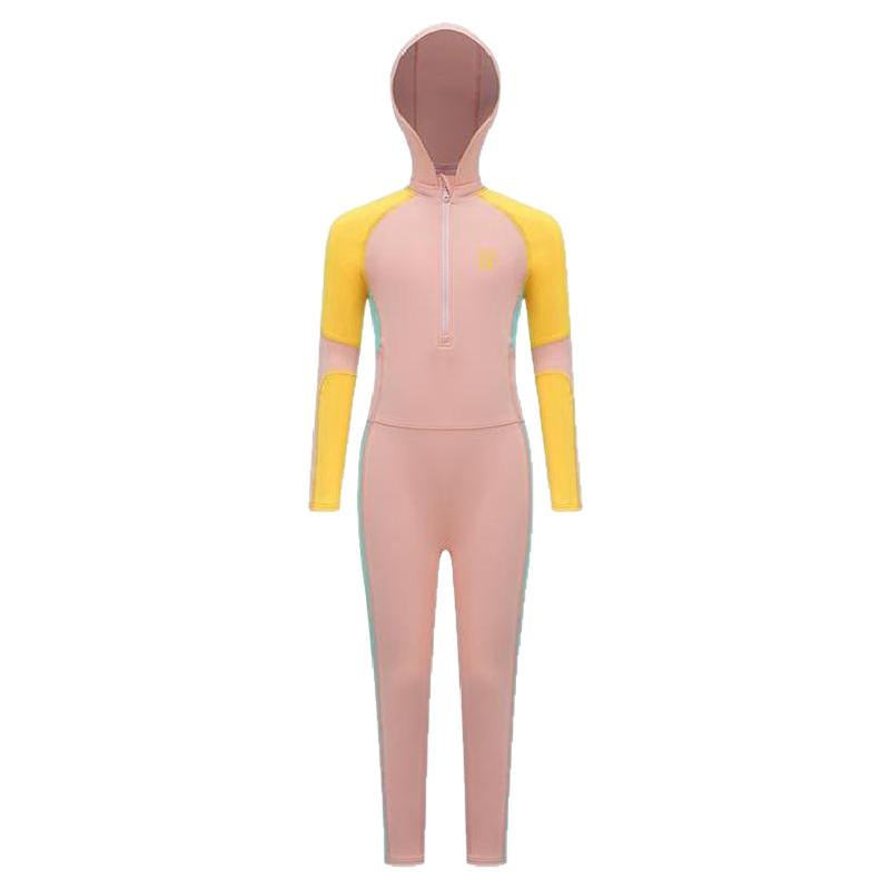 BE范德安联名MIX系列2025新款连体泳衣儿童长袖长裤冲浪服青少年