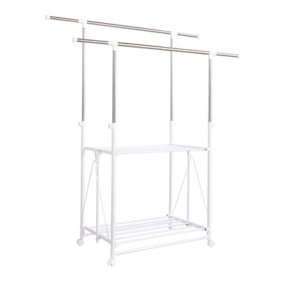 友利特落地折叠移动衣架免安装