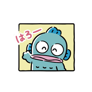 丑鱼人鱼汉吨表情包贴纸diy笔记本手账儿童可爱酷企鹅三丽欧贴画