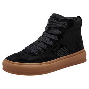 Dickies男鞋高帮鞋2025新款秋冬休闲板鞋男户外防滑加绒鞋子潮鞋