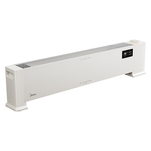 美的踢脚线取暖器石墨烯速热家用省电卧室客厅暖气定时加热暖风机