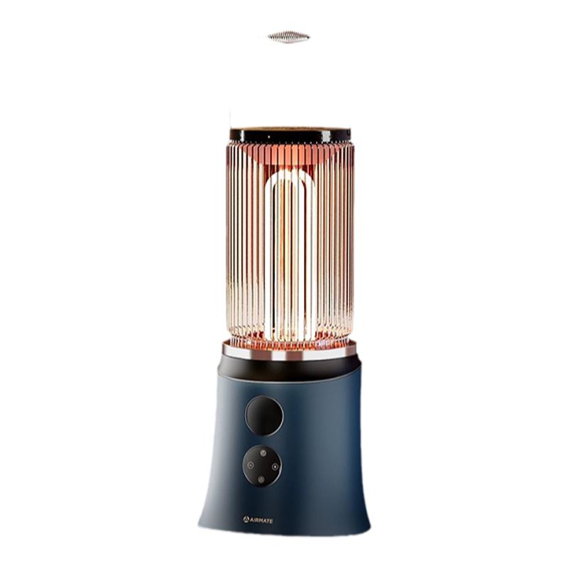 艾美特鸟笼取暖器马灯碳素管速热电暖器2200W遥控家用360度取暖