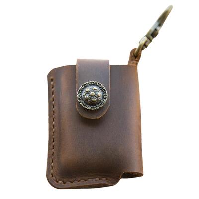 火机包打火机套zippo皮套煤油真皮保护套手工正品便携挂钩复古