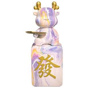 2026存钱罐【龙马精神】只进不出落地摆件大号装饰储蓄罐可存可取