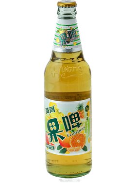 甘肃特产黄河系列果啤 菠萝味  姜啤 碳酸饮料无酒精 包邮