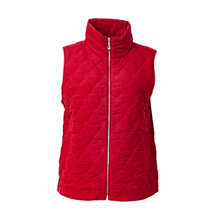 贝特如妈妈装棉服马甲冬季中老年女士无袖坎肩优雅气质保暖外套ES