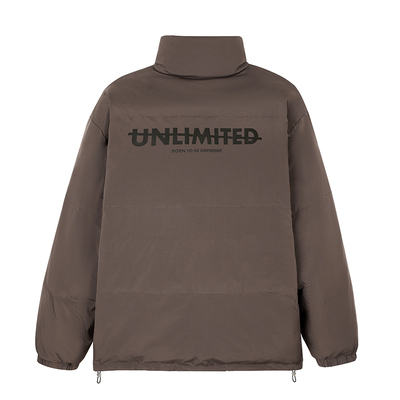 GWIT 90绒美式复古冬季面包服保暖外套户外短款潮牌加厚羽绒服男