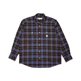 Last Resort AB SM001 Flannel 秋冬新款休闲法兰绒格子长袖衬衫