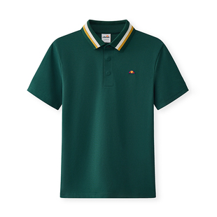 【明星同款】ellesse小贝壳25秋新品速干透气polo短袖运动T恤男