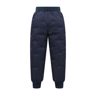 巴拉可儿羽绒裤儿童冬装男童女童保暖校服羽绒内胆童装内穿长裤子