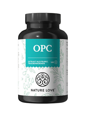 拜耳NatureLoveOPC葡萄籽180粒