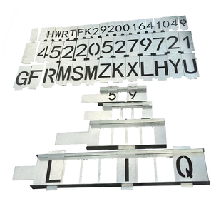 定做镂空卡槽喷漆牌更换式喷漆模板自由组合数字字母车门喷字定制