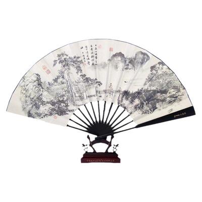 王星记扇子折扇古风汉服夏季男扇