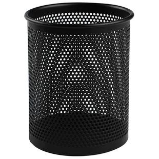 笔筒简约风格创意时尚可爱高级感大容量金属网格桌面收纳盒桶化妆刷学生桌面铅笔桶带盖台历办公用品文具包邮