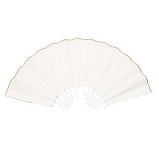 团扇定制来图定做logo订制古风中国风扇子加厚宣纸空白扇子广告扇