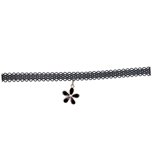 黑色项链锁骨链女高级感2025新款爆款颈链choker颈带项圈脖子配饰