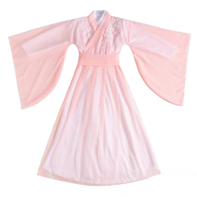 汉服女童超仙古装樱花公主裙女童